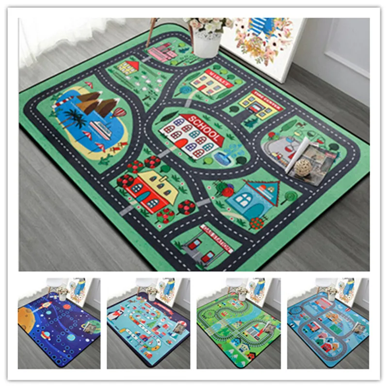 Kopen Game Kids Grote Maat Tapijten Baby Woonkamer Crawl Tapete Kind Slaapkamer Decor Spelen Tapijt Badkamer Antislip Mat Yoga Mat Tops