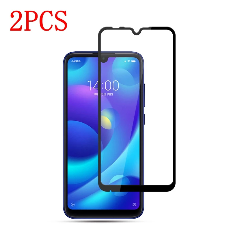 2 шт полный клей полное покрытие закаленное стекло для Xiaomi Mi Play защита экрана Защитная пленка для Xiaomi Mi Play glass