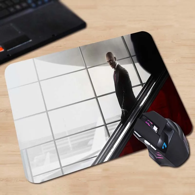 Babaite Customized Mouse Pad Hitman Agent 47 Killer Edios Black Computer Notebook Durable Rectangle Rubber Mat | Компьютеры и офис