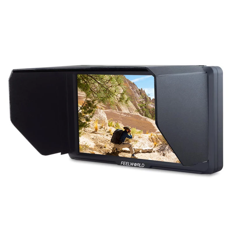 Feelworld F6S 5 дюймов на Камера полевой монитор F6 обновленная версия 4K HDMI Вход Full HD 1920x1080 ips для Камера шарнирный стабилизатор видео