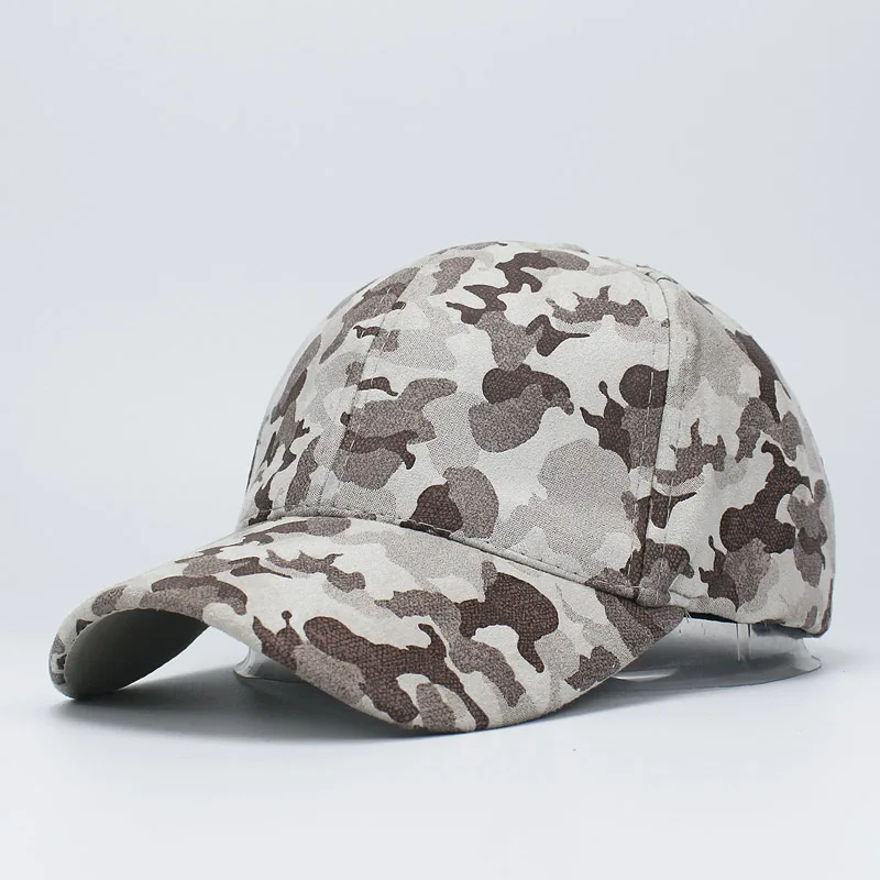 A Мужская и женская замшевая футболка камуфляжная шляпа Gorras Militares Hombre регулируемая бейсболка бейсболки не подпустит вас - Цвет: A