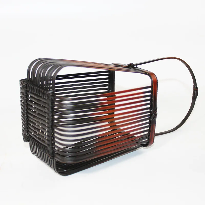Бамбуковая плетеная корзина Zen Ikebana в китайском стиле Классическая для цветов
