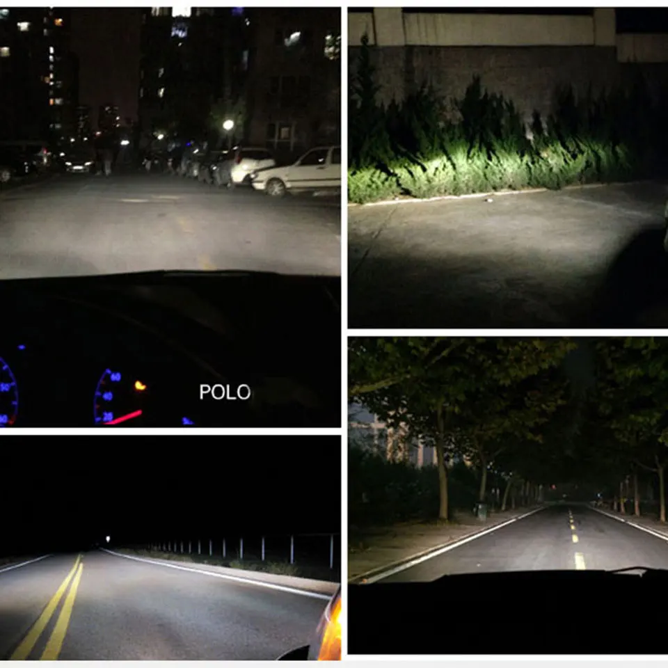 1 шт. Автомобильные светодиодные лампы фар супербелые галогеновые H1 H3 H4 H7 H8 H11 9005 HB3