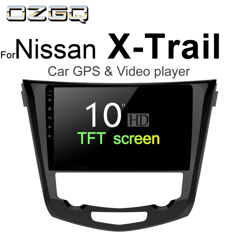 Фото OZGQ Android 7 1 Автомобильный плеер для Nissan X Trail 2013 ~ 2018 экран Авто GPS навигация Bluetooth