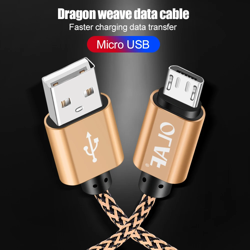 Кабель Micro USB OLAF кабель для быстрой зарядки и передачи данных 2 4 А Samsung s7 Xiaomi LG Tablet