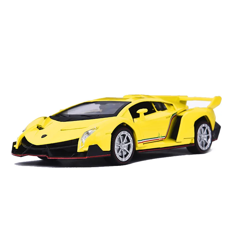 1:32 литая модель автомобиля из сплава с электрозвуком светильник Детская игрушки