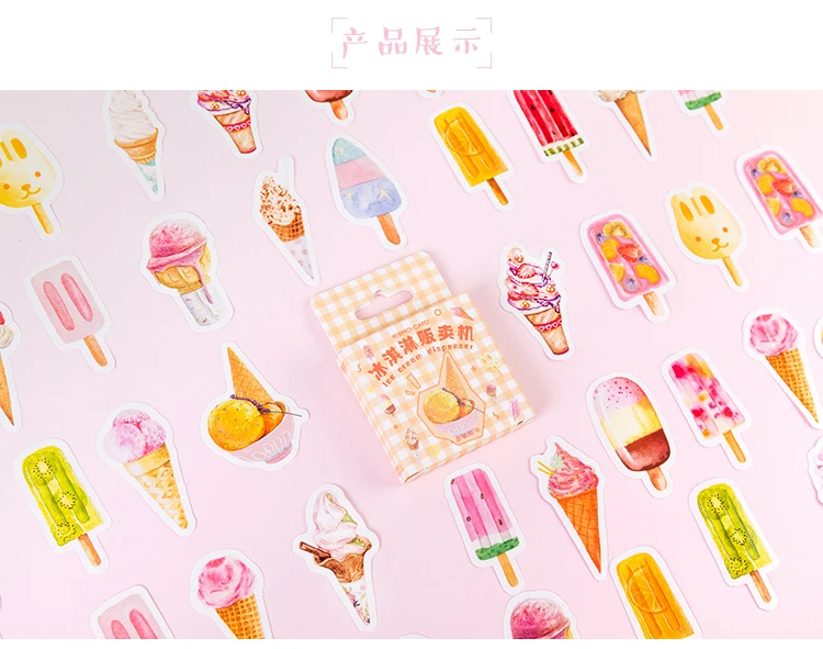 45 шт./кор. летние kawaii бумажная наклейка для творчества декоративные наклейки дневник, фотоальбом скрапбукинг планировщик этикетка стикер для канцелярских товаров