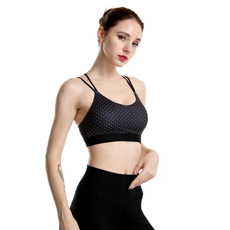 Женский модный эластичный удобный бесшовный Быстросохнущий бюстгальтер