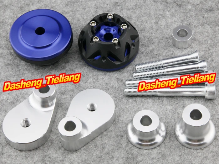 Для Yamaha YZF R6 мотоциклетные рамки ползунки протектор Crash 2008 2009 2010 2011 2012 синий цвет