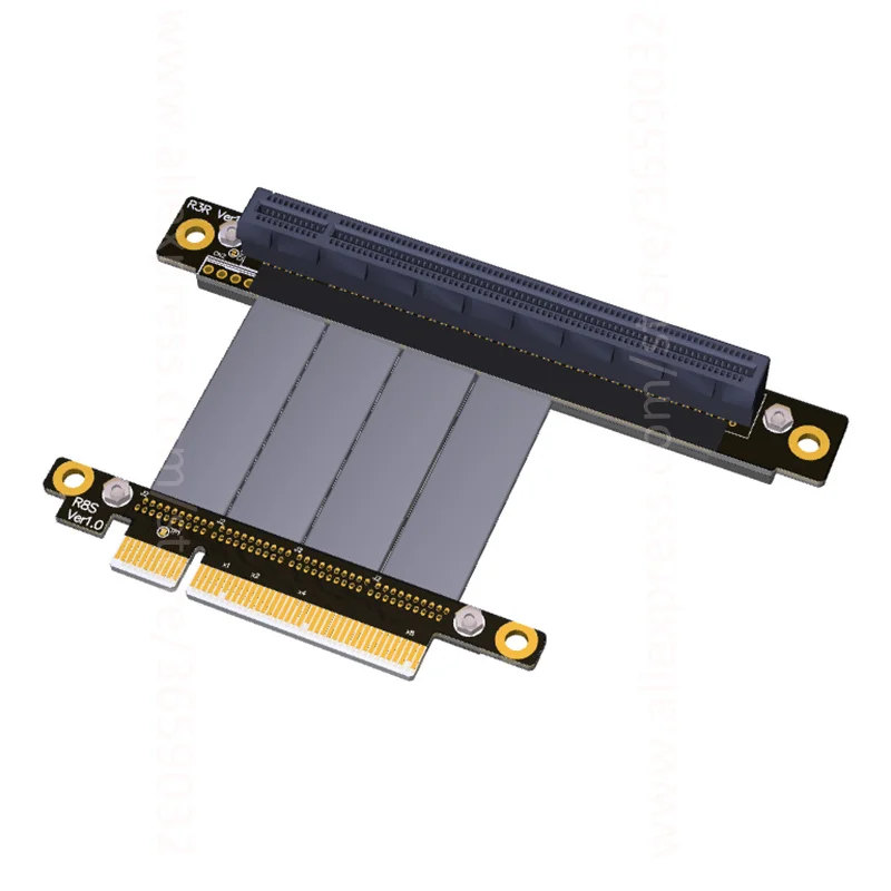 Переходный кабель PCIe 3 0x8 to x16 64G/bps PCI Express 8x 16x 1U 2U удлинитель для AMD NVIDIA GTX1080Ti GTX1070 GTX1060