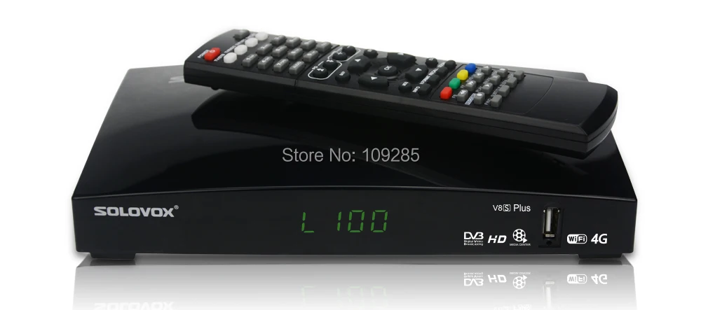 Спутниковый ресивер Solovox V8S Plus 1080P HD PVR FTA + Wi Fi адаптер|satellite receiver|fta satellite receiverhd pvr |