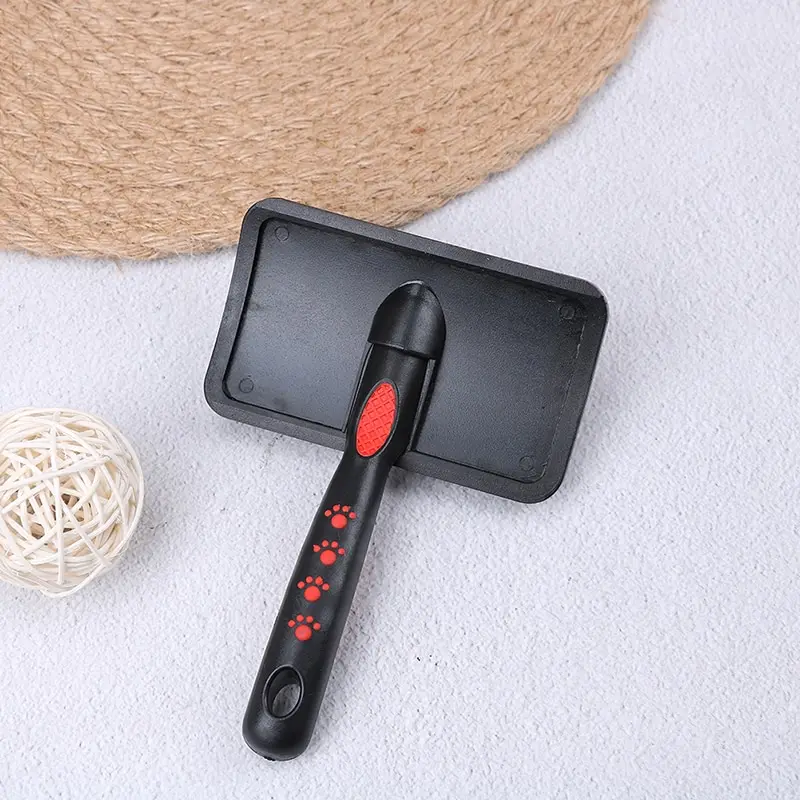 Расческа с пластиковой ручкой для домашних животных густая подушкой