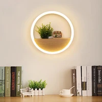 living room wall lamps led northern european simple decorative lamps geometric round study lamps bedside creative acrylic lights