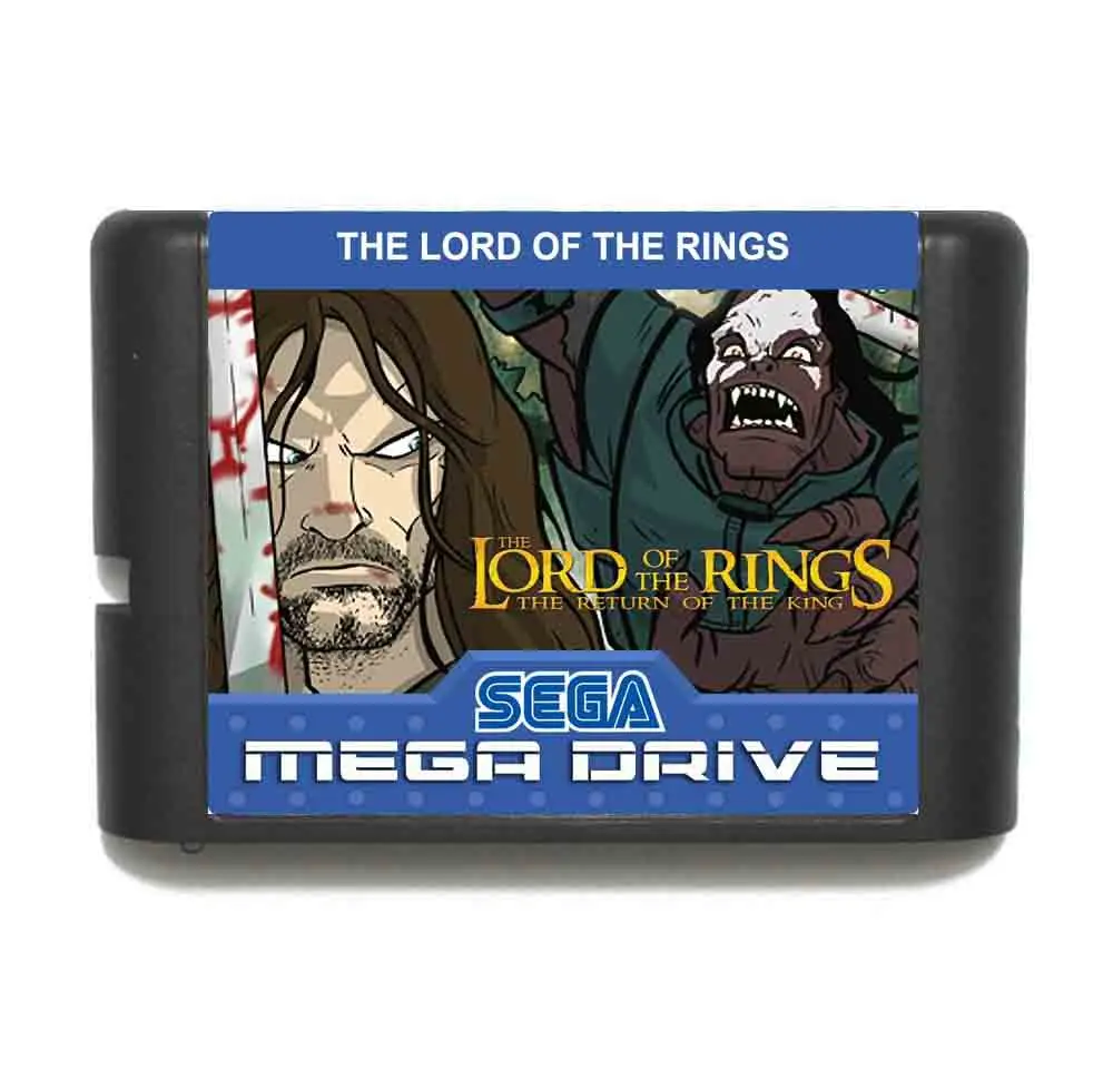 Властелин колец Возвращение короля 16 бит MD игровая карта для sega Mega Drive для Genesis