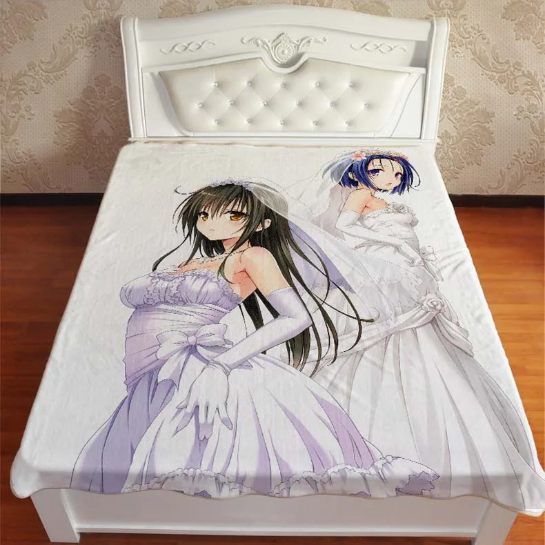 15 Аниме Манга To Love Ru Throw Одеяло 001 - Цвет: 15