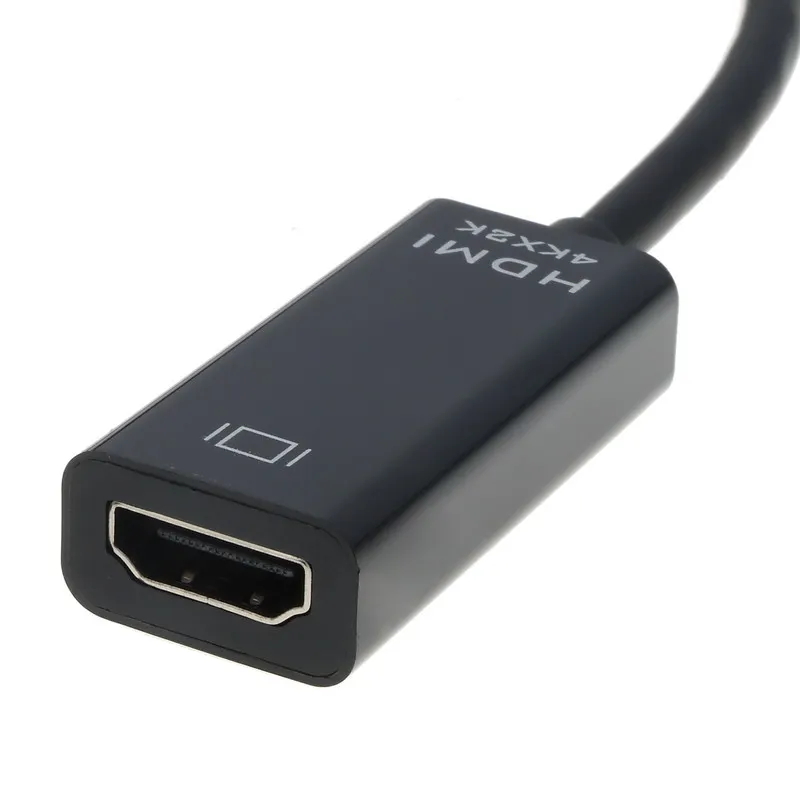 Адаптер Kebidu Mini DP 4K мини порт дисплея Порт Thunderbolt HDMI совместимый адаптер для Apple Mac