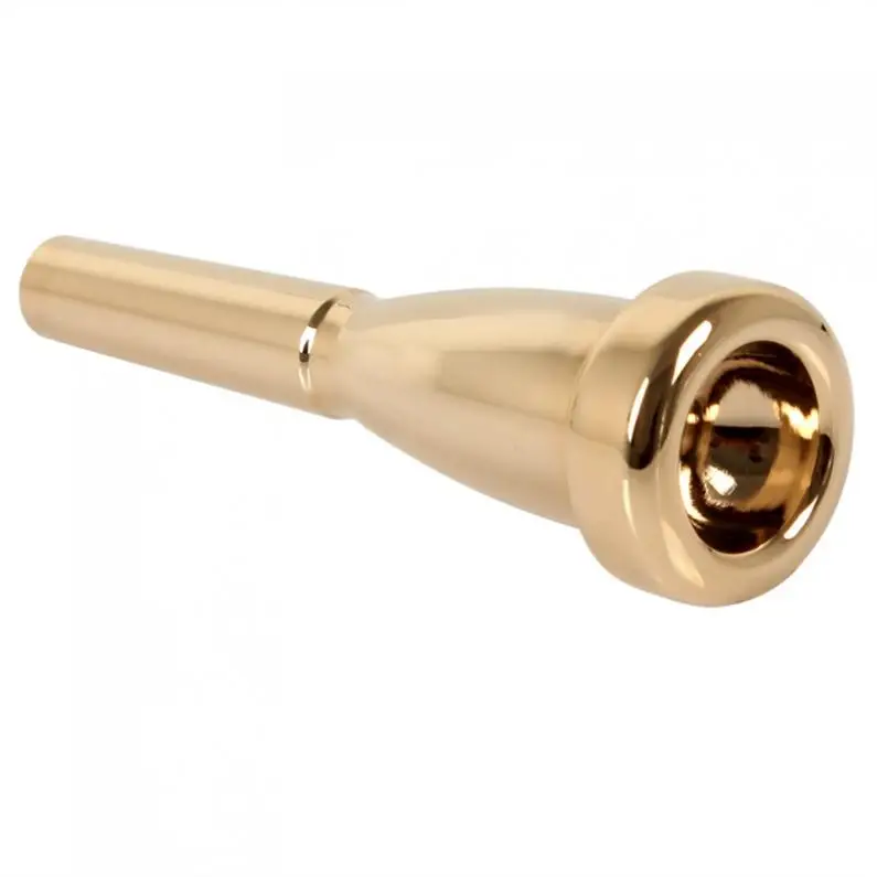 3с Размер Пуля Форма Мега богатый тон посеребренный труба мундштук|Латунные