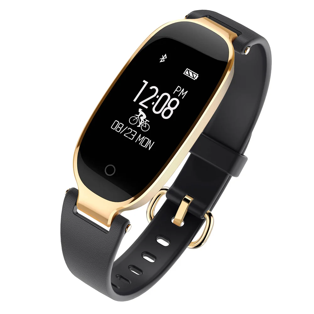 S3 Мода Smart группа девушка Для женщин IP67 Смарт Браслет монитор сердечного ритма
