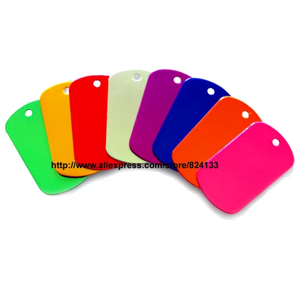 Бесплатная доставка 2019 США Военные собачьи бирки анодированные алюминиевые для