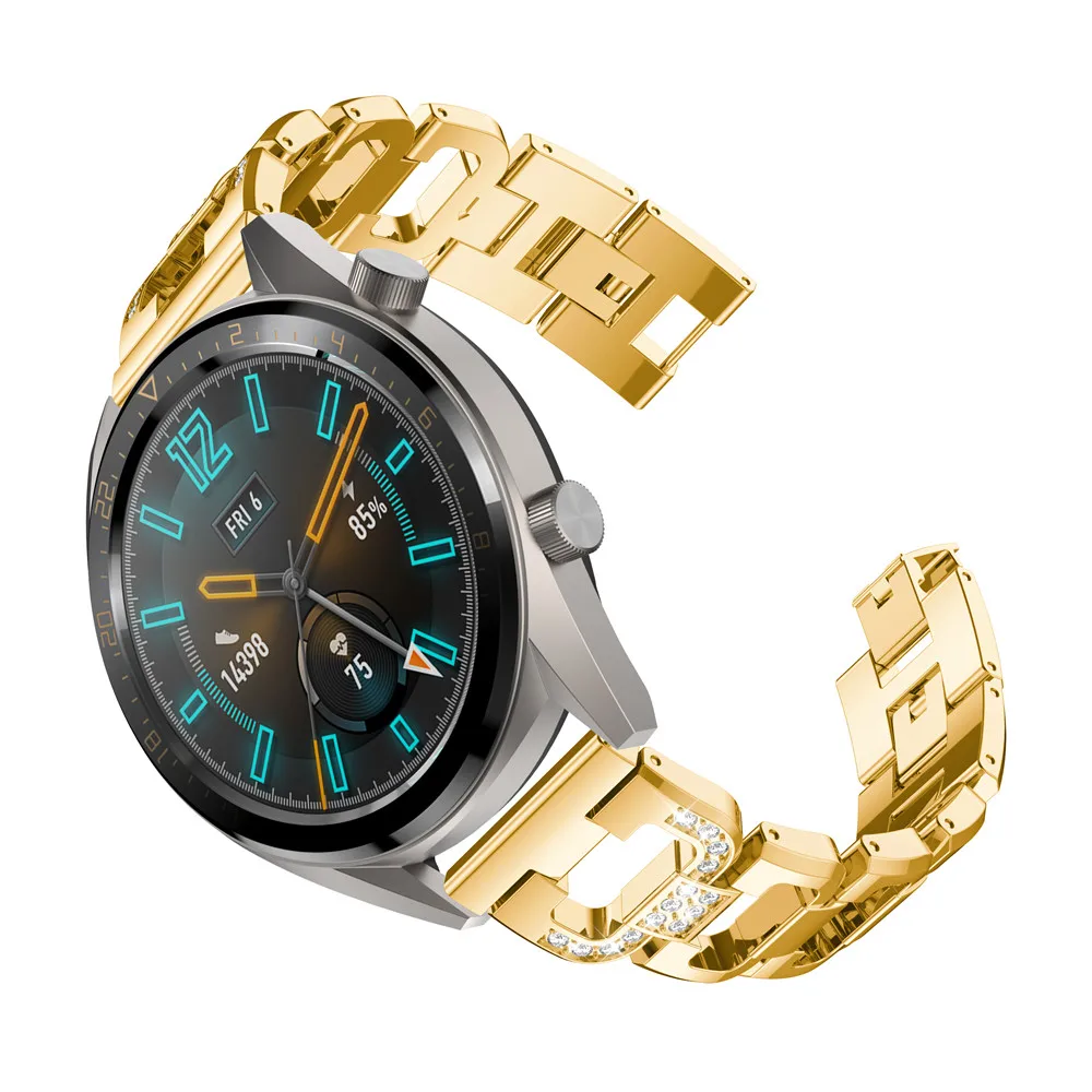 Ремешок металлический для смарт часов Huawei watch GT люксовый сменный Браслет со