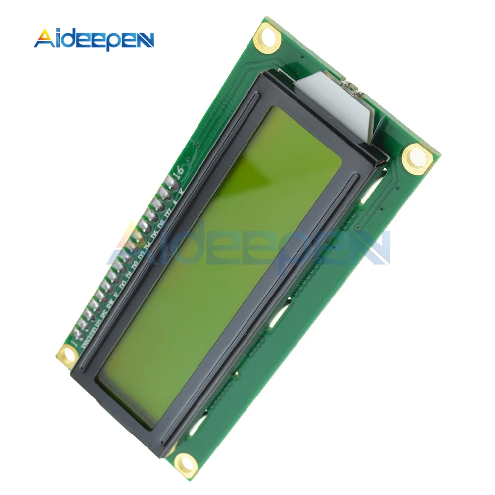 Последовательный интерфейс IIC/I2C 1602 16X2 модуль подсветки ЖК дисплея с желтым