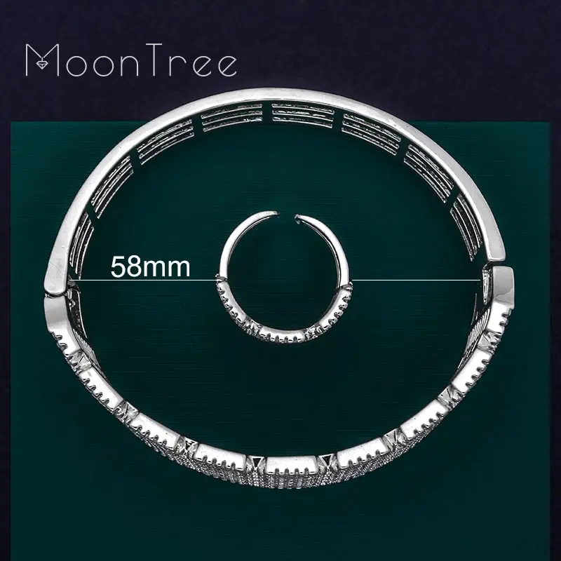 Моне модные роскошные геометрические полые фианиты медвечерние ные женские