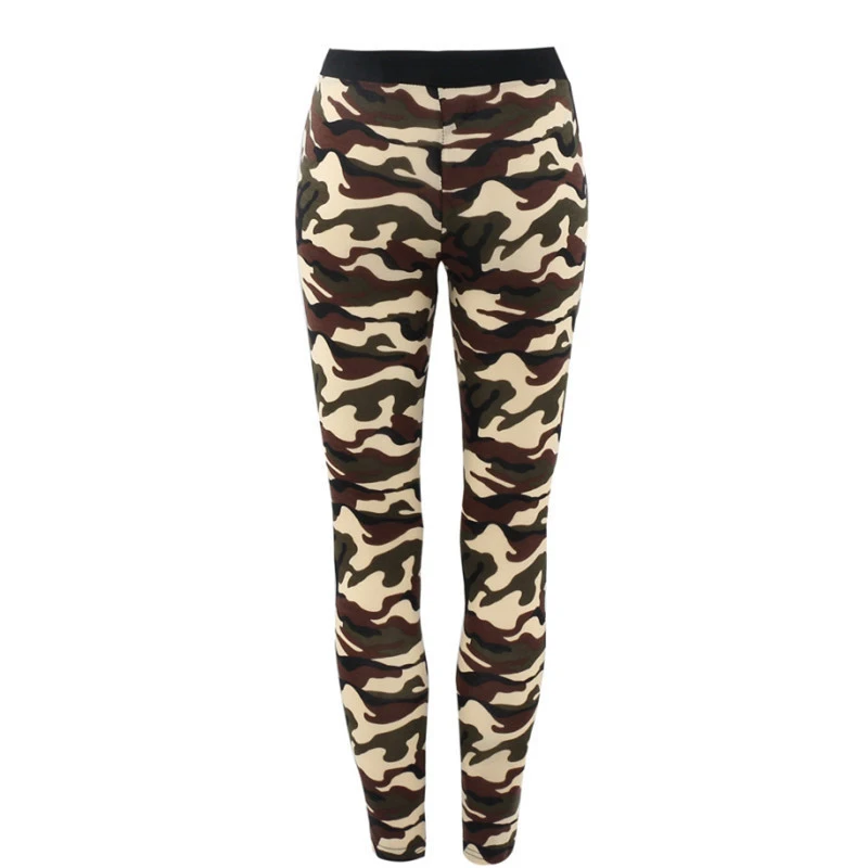Женский тренировки спортивные Камо леггинсы Фитнес Activewear Sportlegging печатных Legins женская спортивная одежда выработать тонкий легенсы - Цвет: as photo