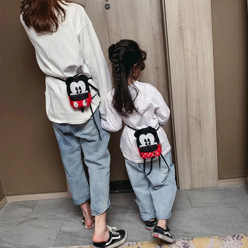 Disney Детская сумка мини Микки Маус для женщин рюкзак милый мультфильм Минни детский сад детские пакеты для закусок подарки на день рождения
