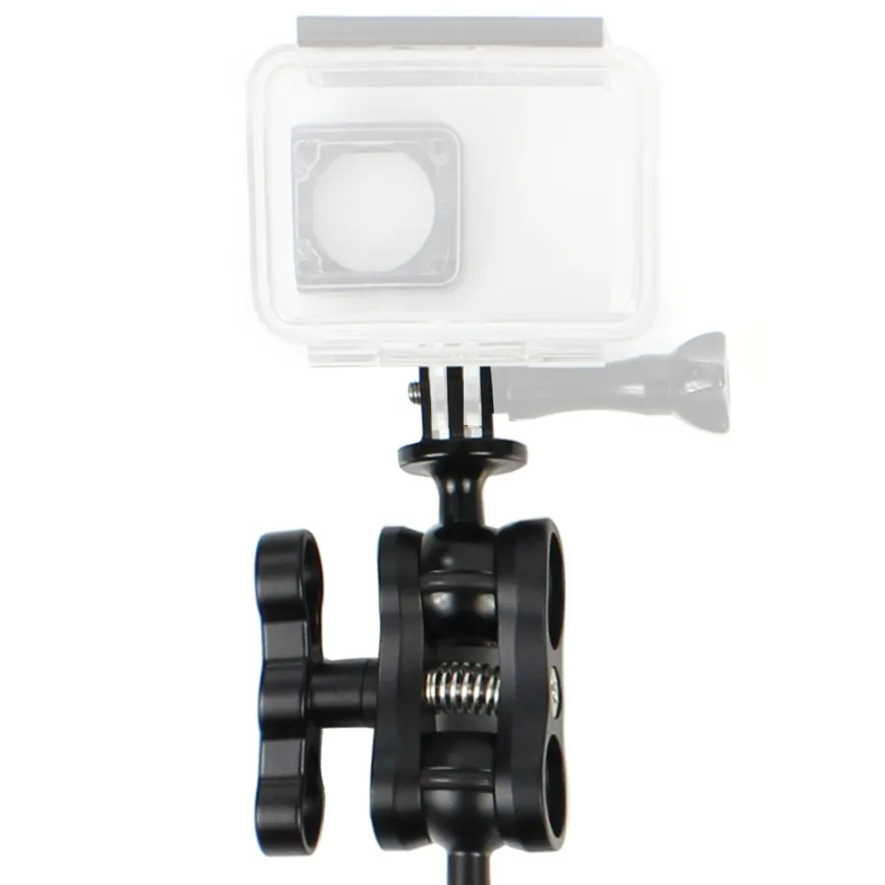 Подводный ручной держатель для экшн-камеры, двойной держатель, держатель стабилизатора, монопод, крепление для экшн-камеры GoPro