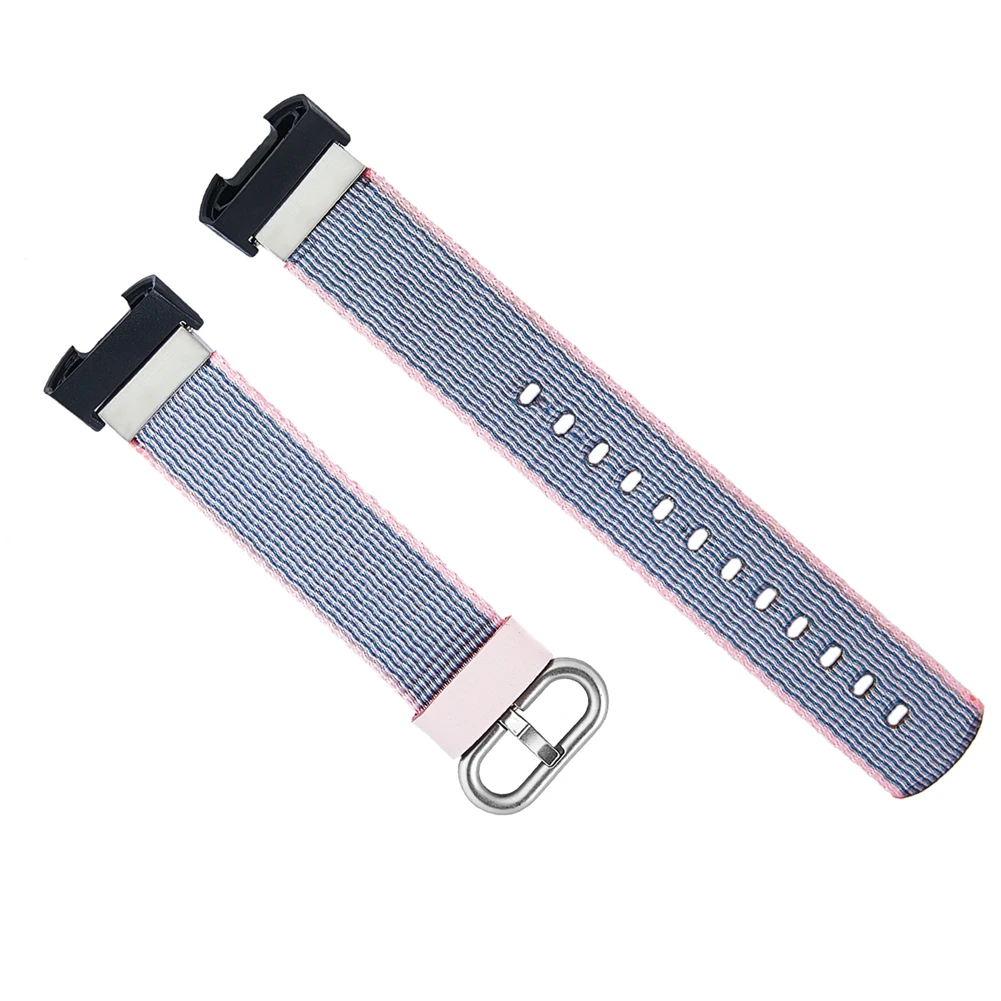 Yuedaer холст нейлон Fitbit Charge 3 группы для Fitbit Charge 3 Мужчины Женщины Мода ремешок браслет умный браслет с металлической пряжкой