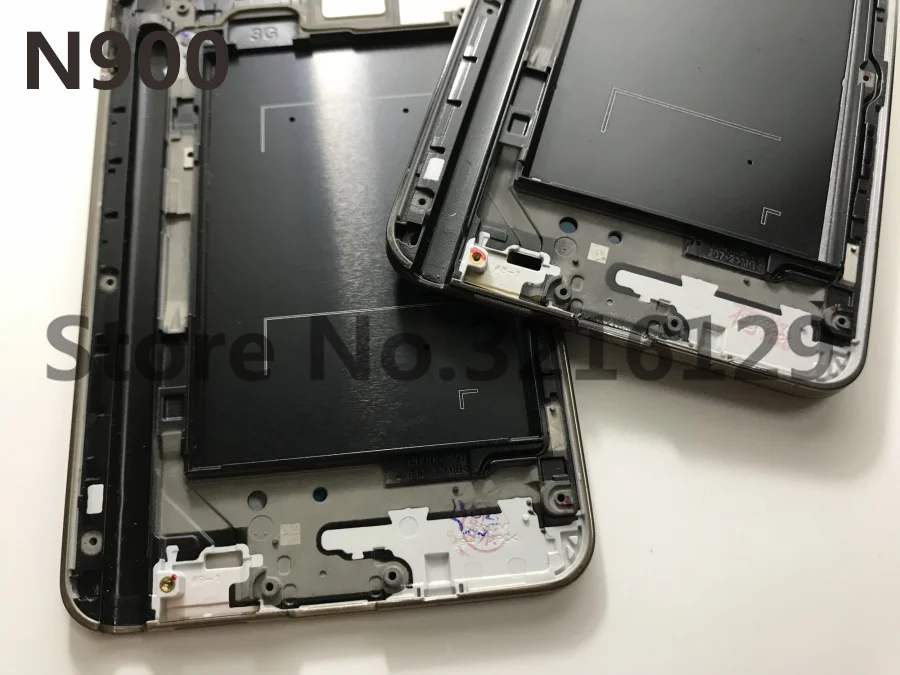 Полный корпус средняя рамка + резиновая задняя крышка стеклянный объектив