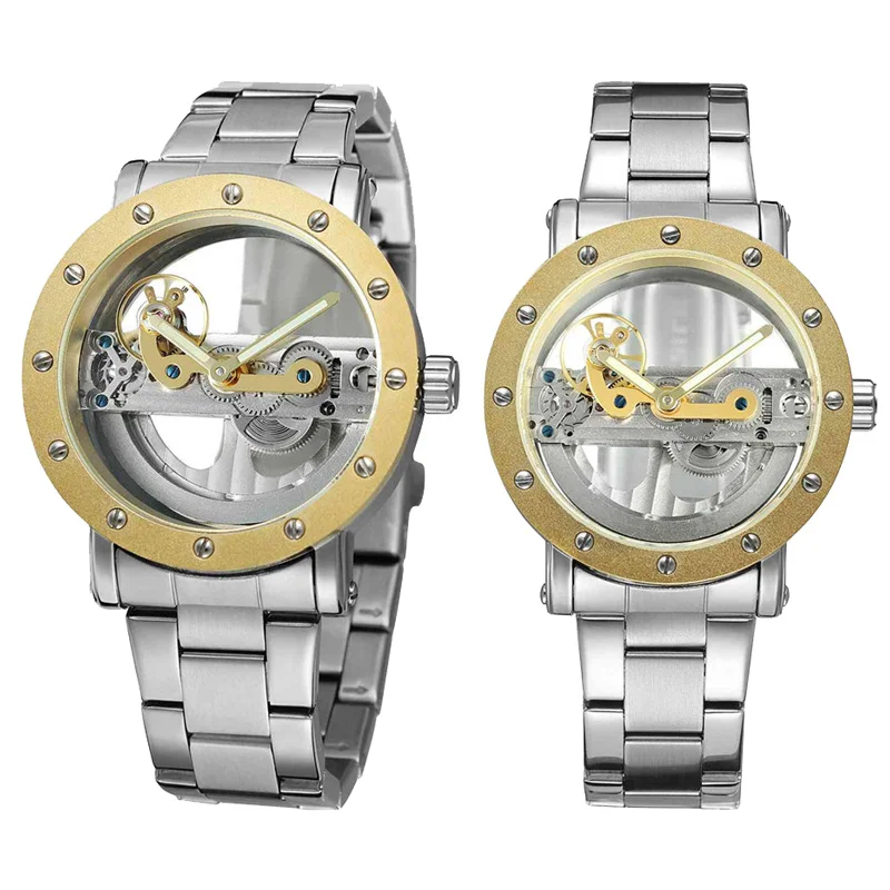 FORSINING Мужские часы военные спортивные мужские Топ бренд Роскошные Скелет мост