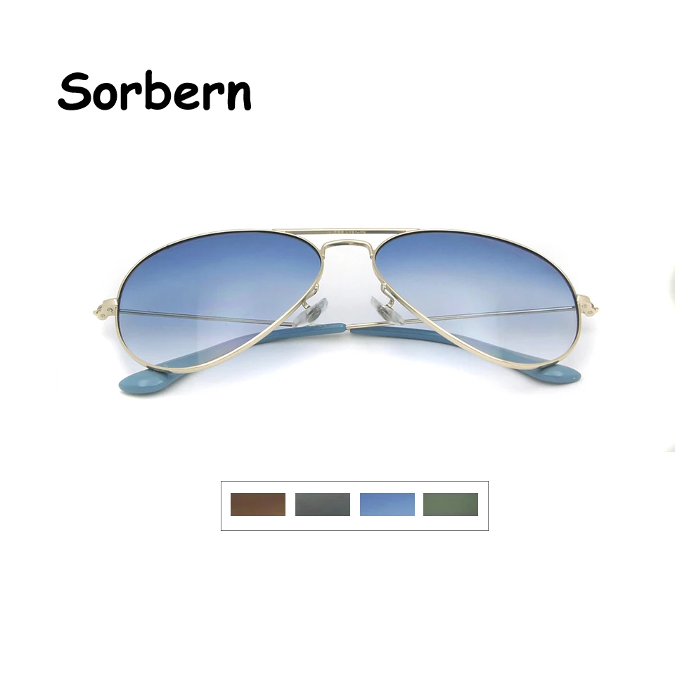

Pilot Sun Glasses For Men Sunglasses Vintage Metal Sun Shades For Women Double Bridge Ladies Glasses Uv Gafas De Sol Mujer