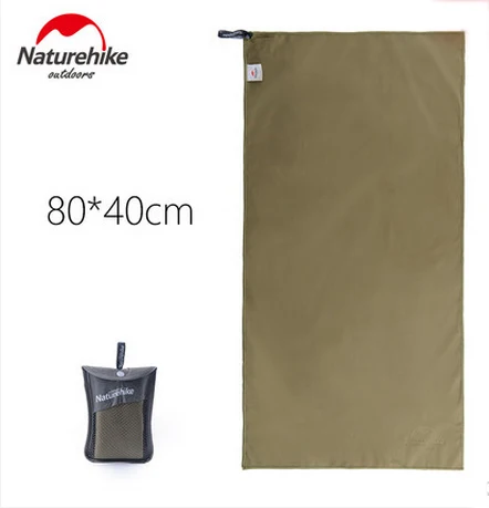 80.40cm Naturehike высокое качество быстросохнущее полотенце для плавания оборудование для плавания также для плавания путешествия езда Фитнес утренний бег пот - Цвет: 80.40cm