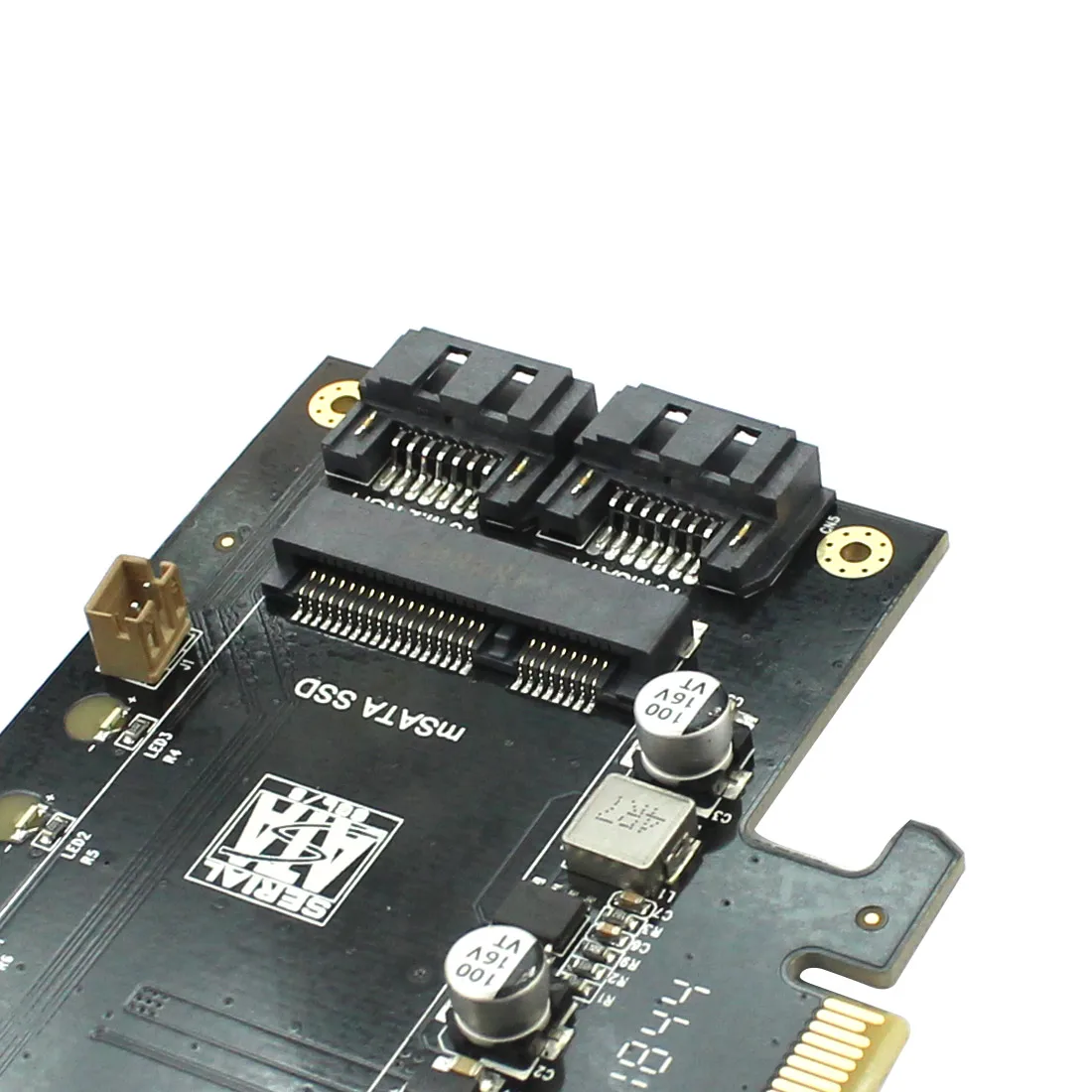 M.2 NVMe SSD NGFF к PCIE 3,0X16 адаптер M Key B Ключ mSATA PCI Express 3,0 NVME m.2 SSD AHCI mSATA 3 в 1 конвертер Riser Card