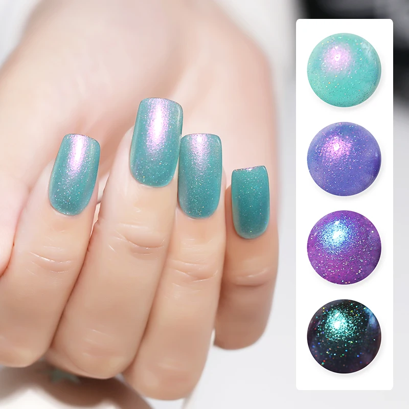 Лак для ногтей born pretty хамелеон блестящий жемчужный лак 6 мл летняя серия