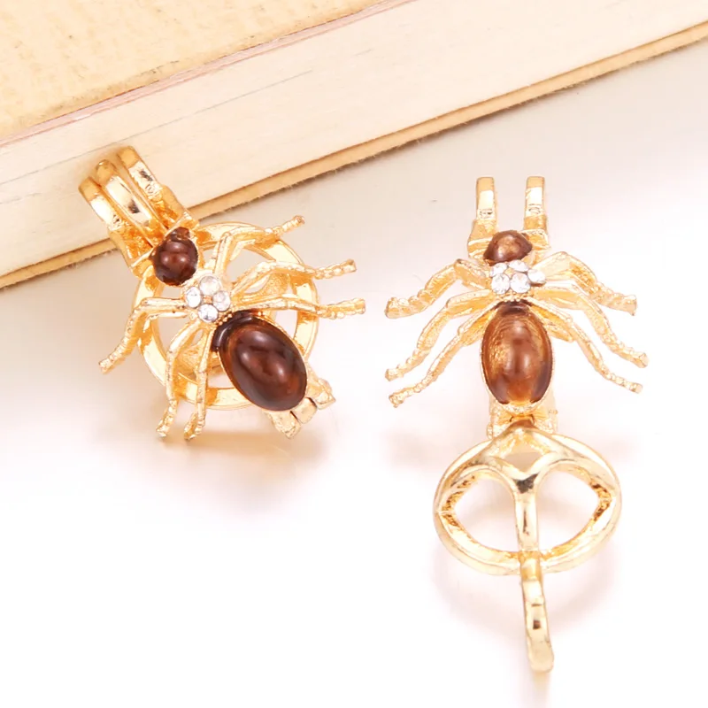 6 шт./лот цветные жемчужные бусины клетка рассеиватель эфирного масла медальон