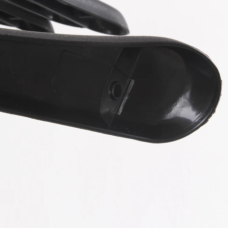 Черная матовая пластиковая вешалка для одежды полка органайзер стойка брюк с