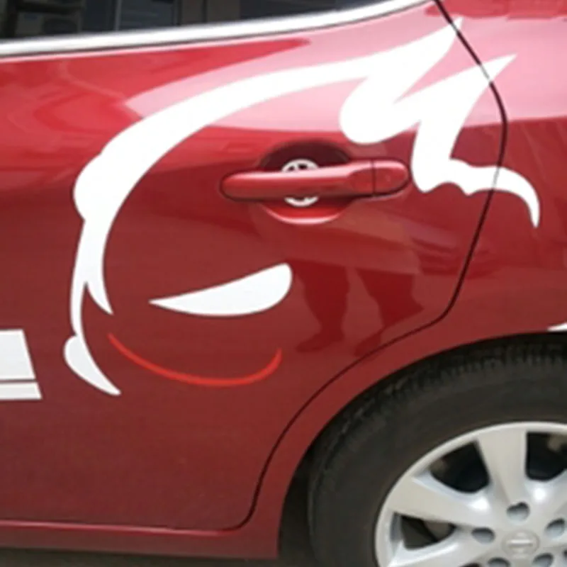 2 шт./лот Стайлинг автомобиля злой кролик стикер всего тела гоночный автомобиль