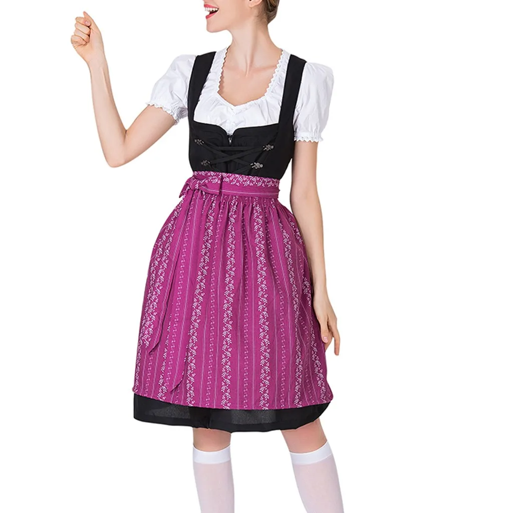 JAYCOSIN пивной фестиваль Косплей горничная Крестьянка Взрослый Хэллоуин Карнавал