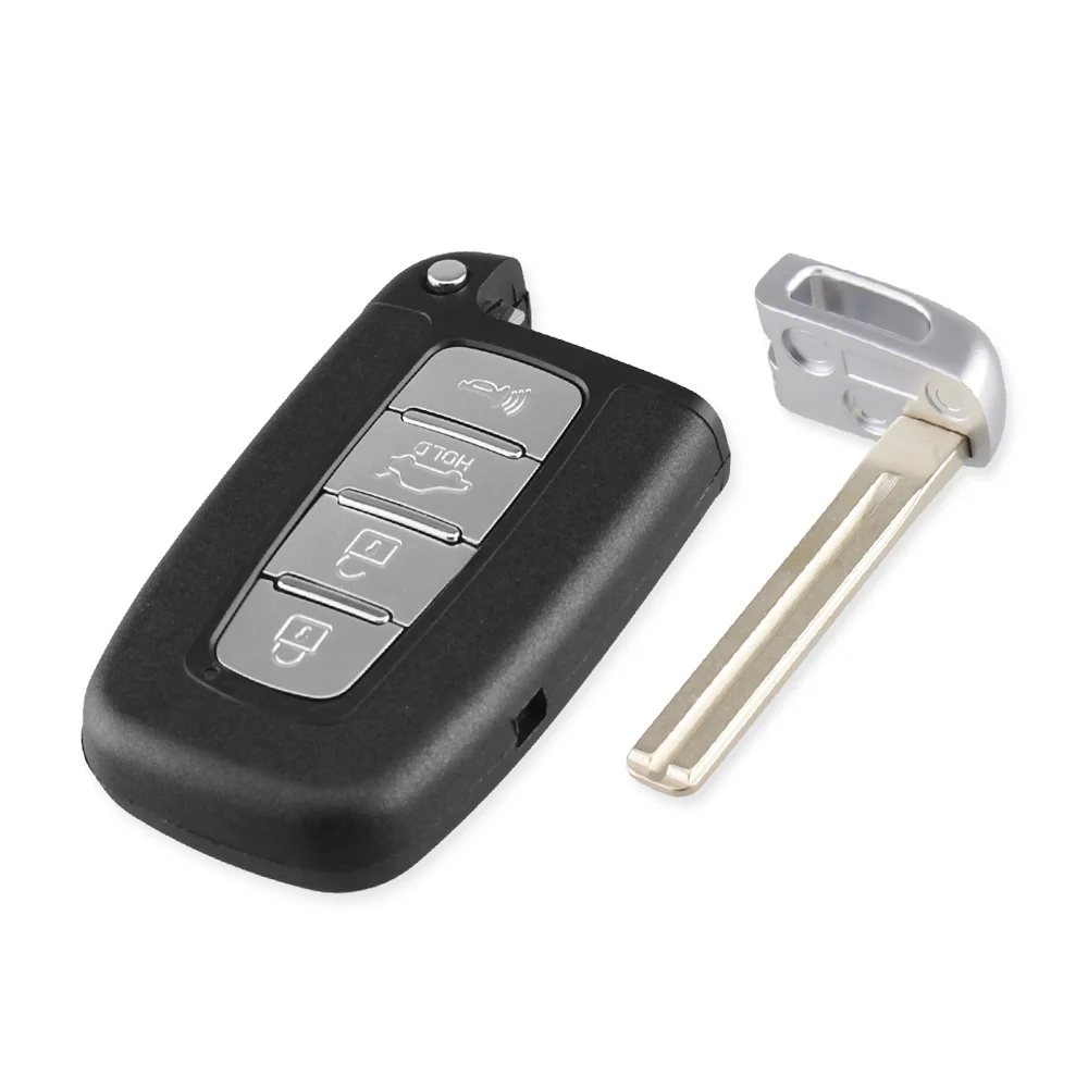 4 Buttons KEYYOU дистанционный ключ для автомобиля в виде ракушки для hyundai I30 Ix35 Sonata Elantra Coupe Genesis Смарт Автозапуск Fob передатчик 2/3/4 кнопки - Количество кнопок: 4 Buttons
