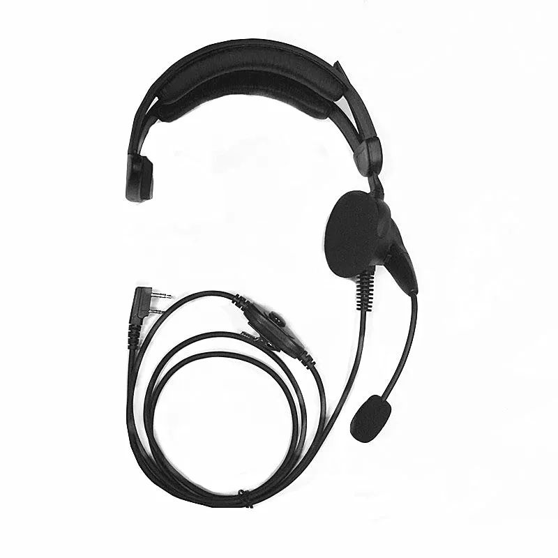 New Head-mounted Telescopic Band Headphones for Kenwood TK3207 TK3107 TK2207 baofeng UV5R UV82 radios | Мобильные телефоны и