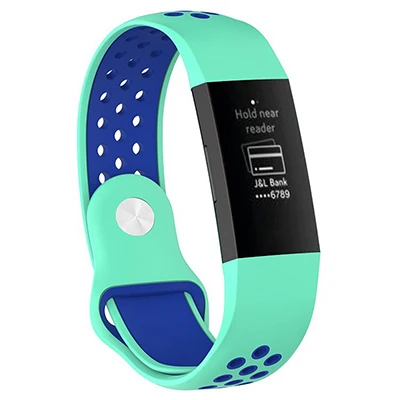 13 Цветной браслет для Fitbit Charge 3, спортивный силиконовый ремешок на запястье, подходит для bit Charge 2, умный Браслет, умные аксессуары - Цвет: 13