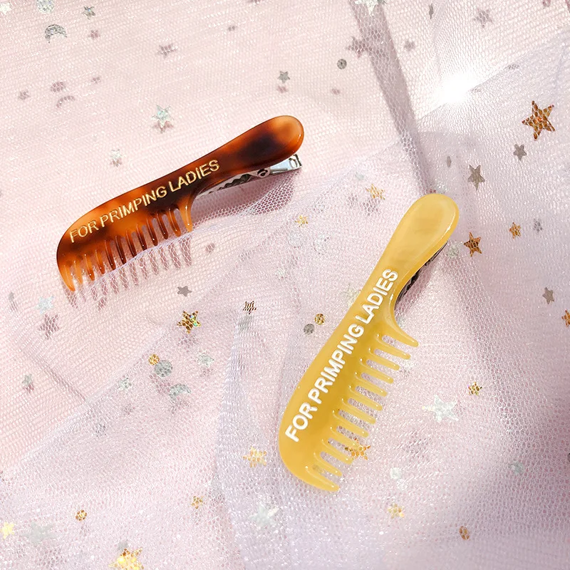 Модный Ацетатный гребень заколки для волос женские аксессуары волос|Украшения