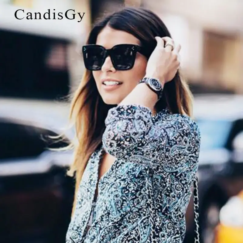 Модные дизайнерские женские солнцезащитные очки от известного бренда