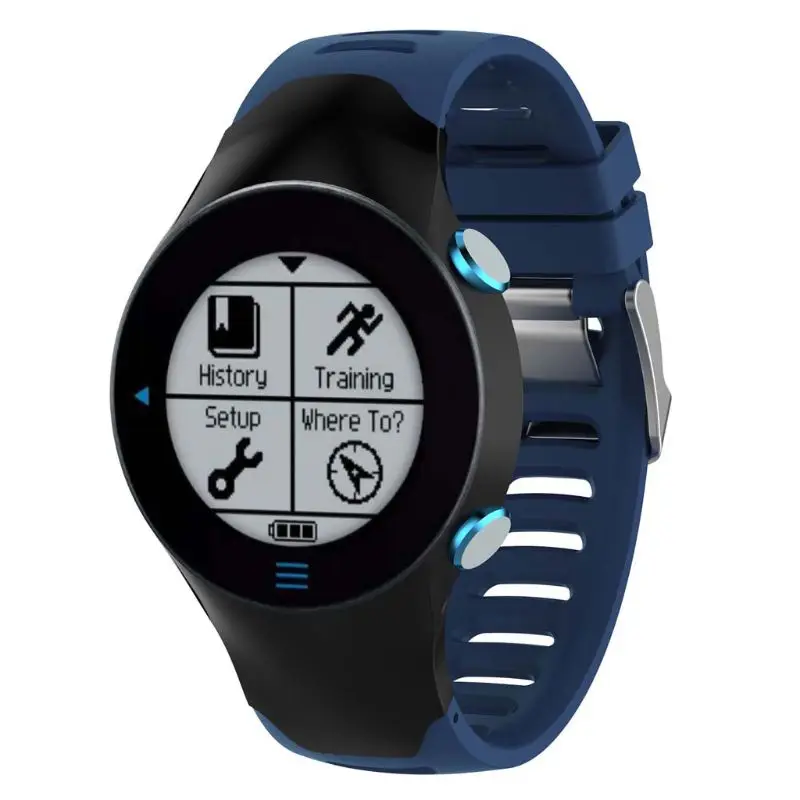Силиконовый сменный ремешок на запястье часы ремешок для Garmin Forerunner 610 часы с инструментами