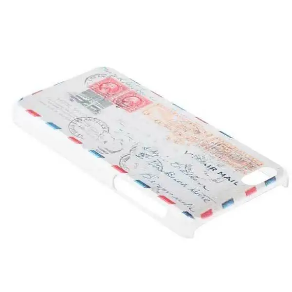 Ariesale Stamp Pattern Relief Hard Back Case Cover For iPhone 5C |