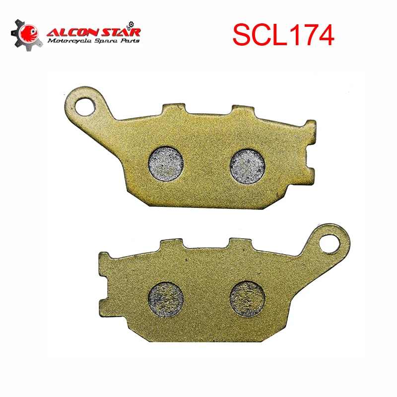 Alconstar мотоциклетные задние тормозные колодки для Honda CB400 CBF600 NC700 CBF1000 Kawasaki EN650 Z750 Z1000