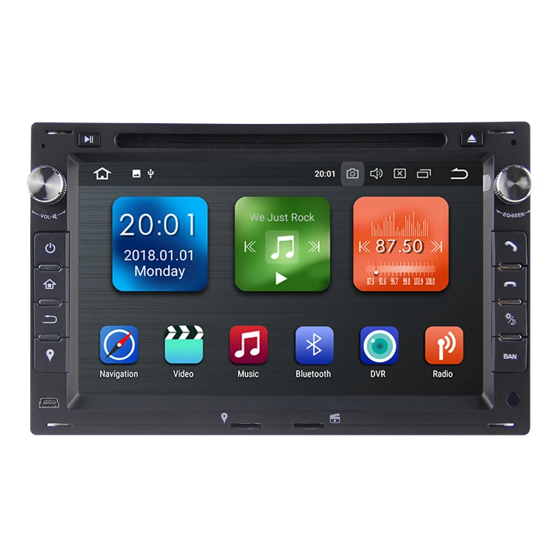 KSAOTU 7 &quotDAB + 4G Android 8 1 автомобильный DVD плеер SD GPS для VW Golf Passat Polo сидение Bora Peugeot