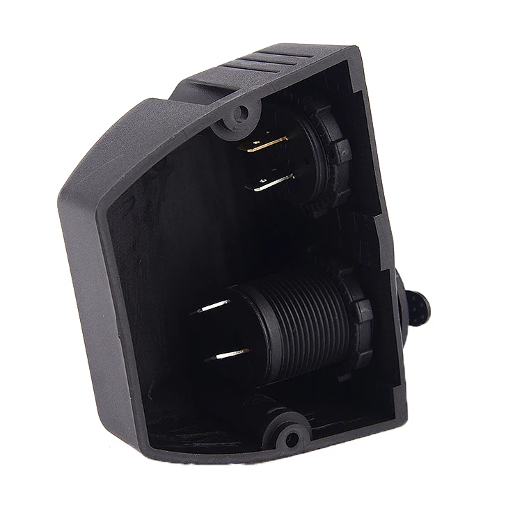 Waterproof 12V/24V Car Boat Cigarette Lighter Socket Plug+LED Digital Voltmeter Power Adapter Charger Outlet For Phone IPod | Автомобили и